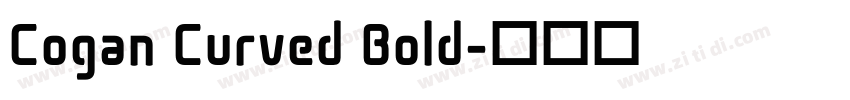 Cogan Curved Bold字体转换